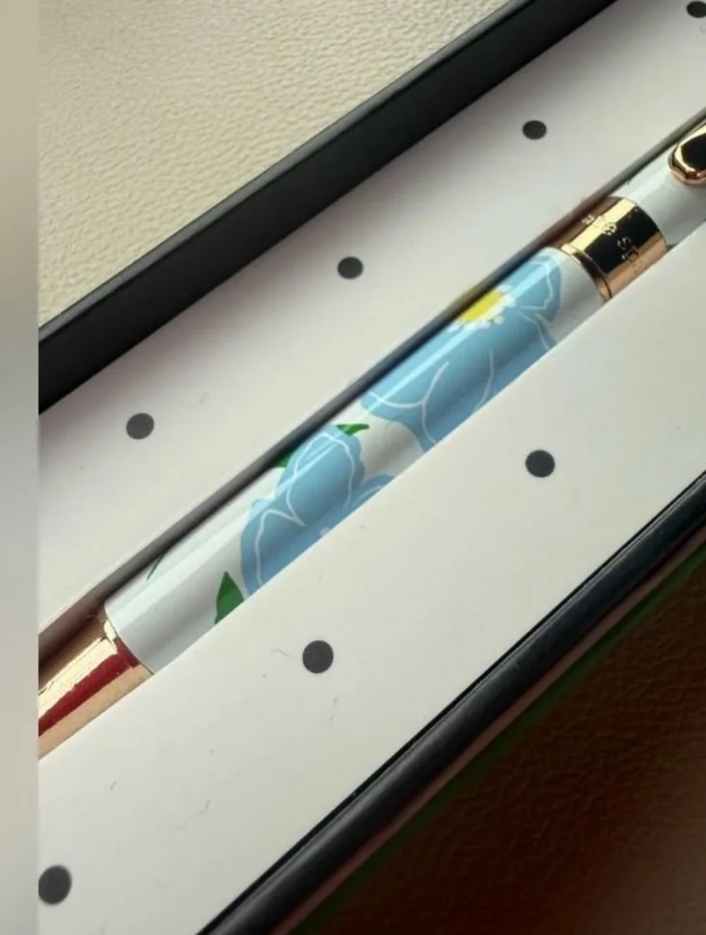 kate spade NEW YORK Ballpoint Pen Sunshine Floral BRAND-NEW w/tag/box
